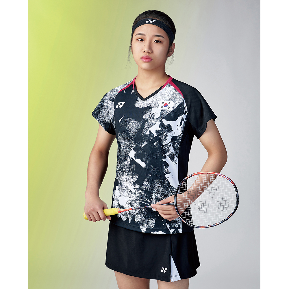 요넥스 20707EX 국가대표팀 여성 반팔 티셔츠 블랙
