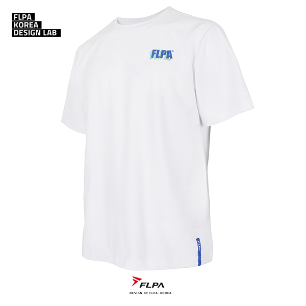 플파 플라이파워 GRD 로고 남녀공용 아이스 반팔 티셔츠 블루 FLPA TS 22105