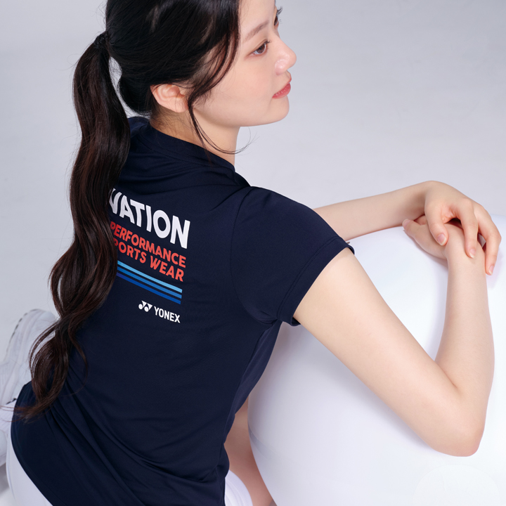 요넥스 239TR012F 배드민턴 여성 기획 반팔 티셔츠